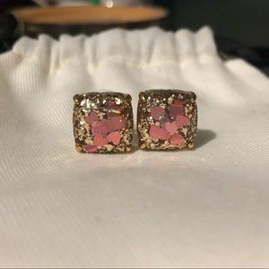 Kate Spade heart earrings NWOT